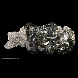 Minerals Specimen: Sphalerite and Quartz from Lechang Mine, Lechang Co., Shaoguan Prefecture, Guangdong Province, China Minerals Specimen: Sphalerite and Quartz from Lechang Mine, Lechang Co., Shaoguan Prefecture, Guangdong Province, China