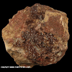 Minerals Specimen: Iranite from Chah Khouni Mine, Anarak District, Nain County, Esfahan Province, Iran Minerals Specimen: Iranite from Chah Khouni Mine, Anarak District, Nain County, Esfahan Province, Iran