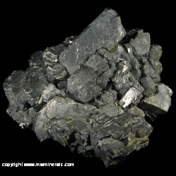 Mineral Specimen: Large Galena Specimen with Bar Crystal from Gyudyurska Mine (Gjudrska), Zlatograd, Smolyan Oblast, Bulgaria