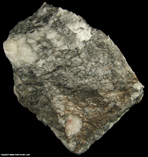 Mineral Specimen 4595 Nickeline, Skutterudite, Quartz, Annabergite from