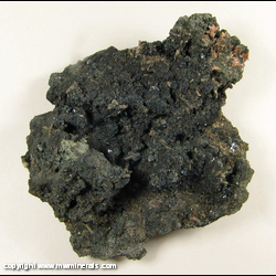 Mineral Specimen: Chalcocite, Quartz, Siderite from Cook's Kitchen Mine, Carn Brea, Camborne - Redruth - St Day District, Cornwall, England Mineral Specimen: Chalcocite, Quartz, Siderite from Cook's Kitchen Mine, Carn Brea, Camborne - Redruth - St Day District, Cornwall, England