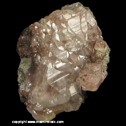 Minerals Specimen: Copper Included in Calcite from Keweenaw Peninsual, Upper Peninsula, Michigan Minerals Specimen: Copper Included in Calcite from Keweenaw Peninsual, Upper Peninsula, Michigan