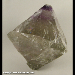 Minerals Specimen: Fluorite Octahedron with Included Chalcopyrite from Cave-In-Rock, Hardin Co., Illinois Minerals Specimen: Fluorite Octahedron with Included Chalcopyrite from Cave-In-Rock, Hardin Co., Illinois