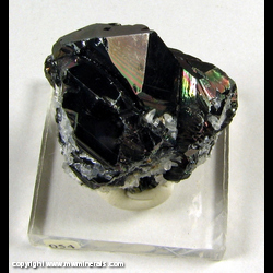 Mineral Specimen: Iridescent Hematite Crystals, Quartz from Isle of Elba, italy Mineral Specimen: Iridescent Hematite Crystals, Quartz from Isle of Elba, italy