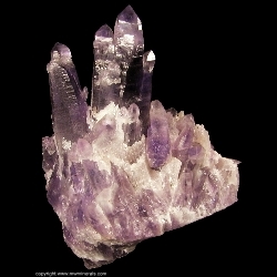 Minerals Specimen: Dark Amethyst from Guanajuato, Mun. de Guanajuato, Guanajuato, Mexico