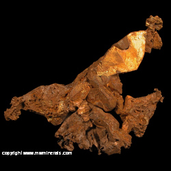 Mineral Specimen: Copper Crystals from Central Mine, Keweenaw Co., Michigan Mineral Specimen: Copper Crystals from Central Mine, Keweenaw Co., Michigan