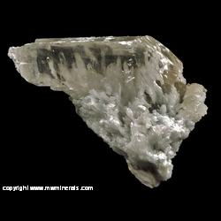 Mineral Specimen: Selenite over Included Barite, Fluorite from Lexington Quarry Company Catnip Hill quarry, Nicholasville, Jessamine Co., Kentucky