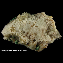 Mineral Specimen: Aragonite, Malachite, Calcite from Tsumeb, Namibia Mineral Specimen: Aragonite, Malachite, Calcite from Tsumeb, Namibia