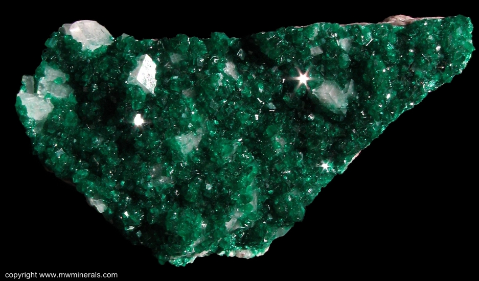 Mineral Specimen: Dioptase from Tsumeb, Namibia