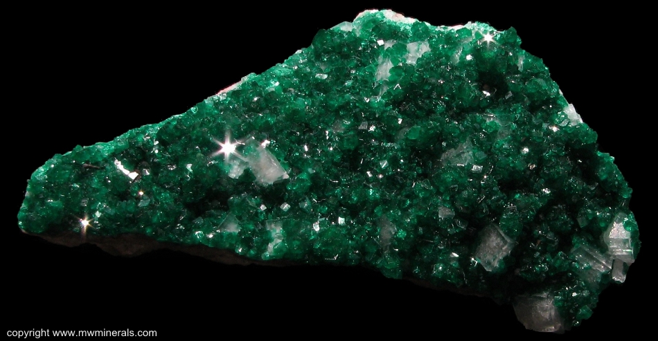 Mineral Specimen: Dioptase from Tsumeb, Namibia