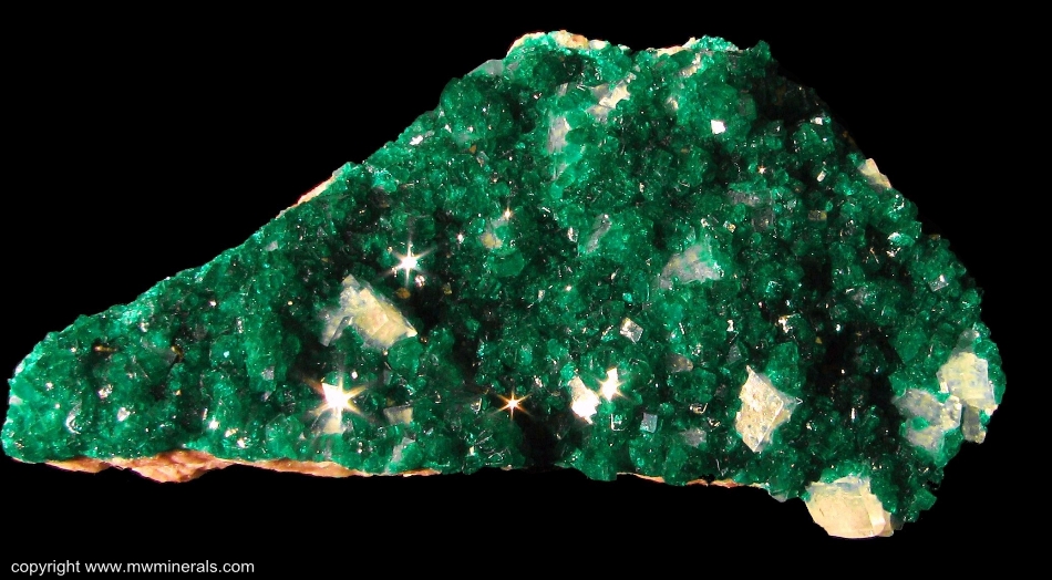 Mineral Specimen: Dioptase from Tsumeb, Namibia