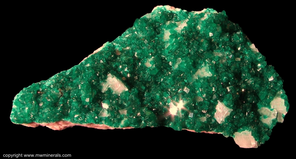 Mineral Specimen: Dioptase from Tsumeb, Namibia