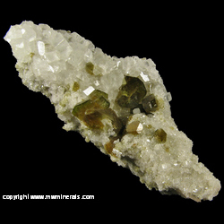 Mineral Specimen: Pleochoric Uvite, Magnesite from Brumado, Bahia, Brazil