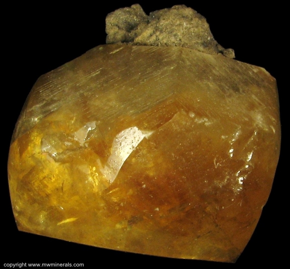 Mineral Specimen: Calcite Twin from North Vernon, Jennings County, Indiana