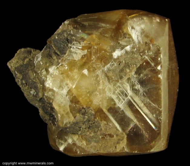 Mineral Specimen: Calcite Twin from North Vernon, Jennings County, Indiana