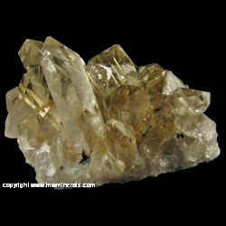 Minerals Specimen: Rutilated Quartz with Hemaite from Novo Horizonte, Bahia, Brazil Minerals Specimen: Rutilated Quartz with Hemaite from Novo Horizonte, Bahia, Brazil