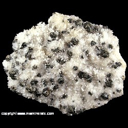 Minerals Specimen: Tetrahedrite, Sphalerite, Chalcopyrite, Pyrite from Kapnikbanya, Kapnik, Hungary (now Cavnic mine, Cavnic, Maramures Co., Romania)