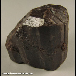 Mineral Specimen: Fluorapatite Crystal with minor Hematite, Chalcopyrite, Calcite from Pea Ridge Mine, Sullivan, Washington Co., Missouri Mineral Specimen: Fluorapatite Crystal with minor Hematite, Chalcopyrite, Calcite from Pea Ridge Mine, Sullivan, Washington Co., Missouri