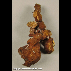 Mineral Specimen: Copper Crystals from Cape Mine, Keweenaw Co., Michigan Mineral Specimen: Copper Crystals from Cape Mine, Keweenaw Co., Michigan