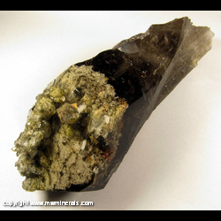 Mineral Specimen: Quartz variety: Lodolite (Undefined Inclusions) from Minas Gerais, Brazil Mineral Specimen: Quartz variety: Lodolite (Undefined Inclusions) from Minas Gerais, Brazil