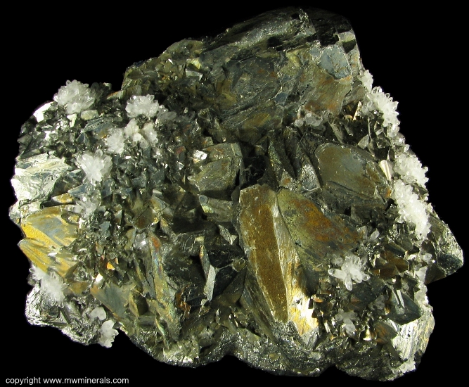 Mineral Specimen: Tetrahedrite with Quartz from Huancavelica Department, Peru