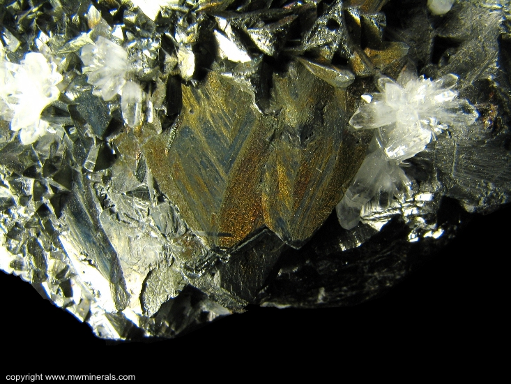 Mineral Specimen: Tetrahedrite with Quartz from Huancavelica Department, Peru
