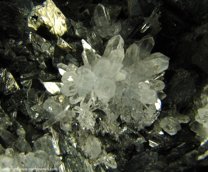 Mineral Specimen: Tetrahedrite with Quartz from Huancavelica Department, Peru