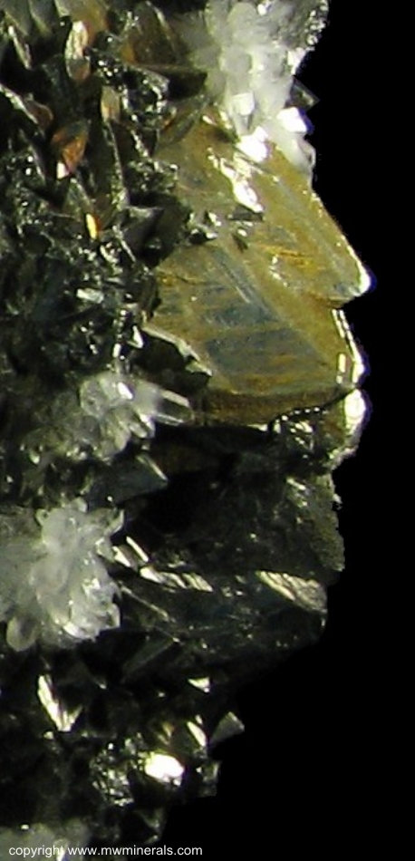 Mineral Specimen: Tetrahedrite with Quartz from Huancavelica Department, Peru
