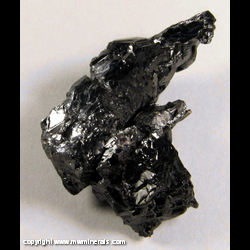 Mineral Specimen: Sphalerite variety: Marmatite from Vtoroy Sovietsky Mine, Dalnegorsk, Russia