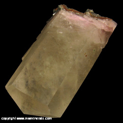 Mineral Specimen: Calcite with Unidentified Pink Alteration, Chalcopyrite from Sweetwater Mine, Viburnum Trend Dist., Reynolds Co., Missouri Mineral Specimen: Calcite with Unidentified Pink Alteration, Chalcopyrite from Sweetwater Mine, Viburnum Trend Dist., Reynolds Co., Missouri