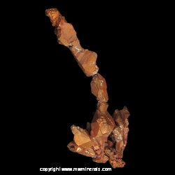 Mineral Specimen: Copper Crystals from Rubtsovskoe Cu-Zn-Pb deposit, Rudnyi Altai, Altaiskii Krai, Western-Siberian Region, Russia Mineral Specimen: Copper Crystals from Rubtsovskoe Cu-Zn-Pb deposit, Rudnyi Altai, Altaiskii Krai, Western-Siberian Region, Russia