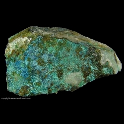 Minerals Specimen: Connelite and Tyrolite from 150 foot level, Gold Hill Mine, Gold Hill, Deep Creek Mountains, Tooele County, Utah, USA Minerals Specimen: Connelite and Tyrolite from 150 foot level, Gold Hill Mine, Gold Hill, Deep Creek Mountains, Tooele County, Utah, USA