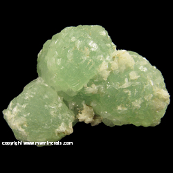 Mineral Specimen: Prehnite from Goboboseb Mountains, Brandberg Area, Erongo Region, Namibia Mineral Specimen: Prehnite from Goboboseb Mountains, Brandberg Area, Erongo Region, Namibia