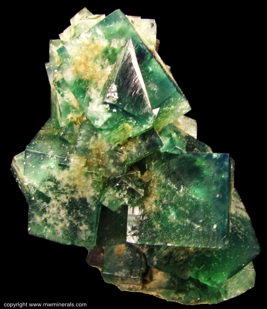 Mineral Specimen: Fluorite Stalactite with Galena from Rogerley Mine, Frosterley, Weardale, North Pennines, Co. Durham, England
