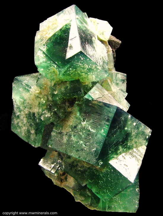 Mineral Specimen: Fluorite Stalactite with Galena from Rogerley Mine, Frosterley, Weardale, North Pennines, Co. Durham, England