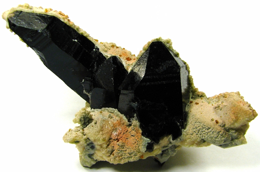 Mineral Specimen: Smoky Quartz, Feldspar Group from Jietou, Wulian Co., Rizhao Prefecture, Shandong Province, China