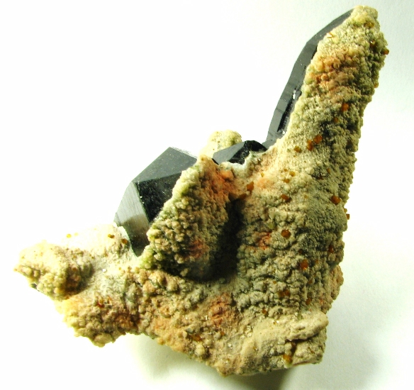 Mineral Specimen: Smoky Quartz, Feldspar Group from Jietou, Wulian Co., Rizhao Prefecture, Shandong Province, China