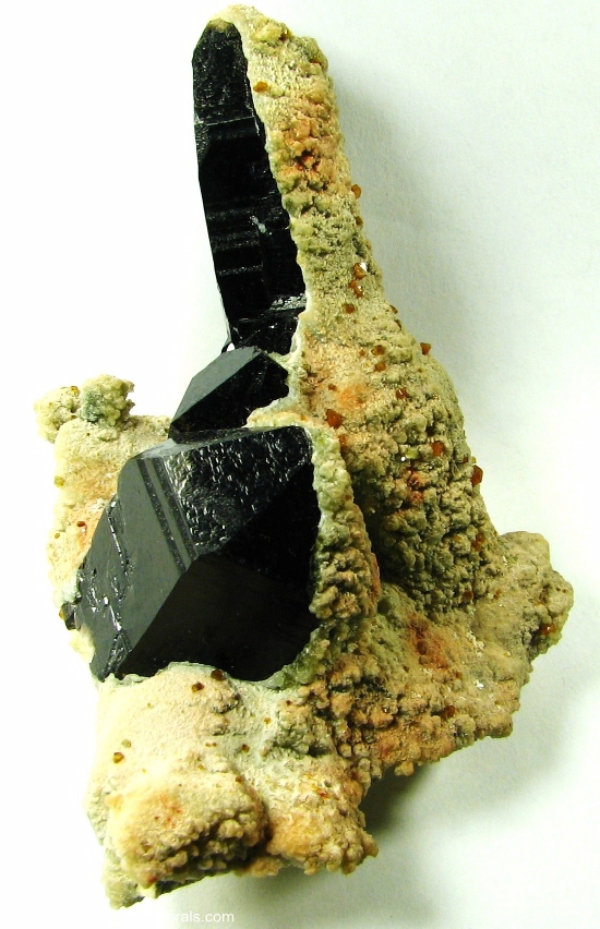 Mineral Specimen: Smoky Quartz, Feldspar Group from Jietou, Wulian Co., Rizhao Prefecture, Shandong Province, China