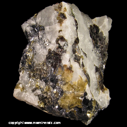 Minerals Specimen: Cryolite, Chalcopyrite, Galena, Siderite from Ivigtut , Arsuk Firth, Arsuk, Kitaa Province, Greenland Minerals Specimen: Cryolite, Chalcopyrite, Galena, Siderite from Ivigtut , Arsuk Firth, Arsuk, Kitaa Province, Greenland