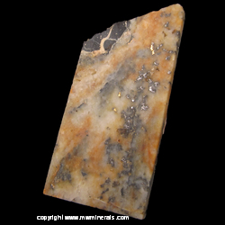 Mineral Specimen: Gold in Quartz with Sulfides from Alaska Mineral Specimen: Gold in Quartz with Sulfides from Alaska