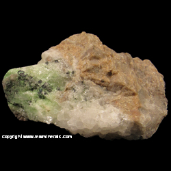 Minerals Specimen: Hessite, Tlalapallite and Calcite from Bambollita Mine (Oriental Mine), Sonora, Mexico Minerals Specimen: Hessite, Tlalapallite and Calcite from Bambollita Mine (Oriental Mine), Sonora, Mexico