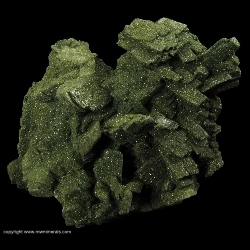 Minerals Specimen: Adularia covered with Chlorite from Lucendro Valley, Central St Gotthard Massif, Leventina, Ticino, Switzerland Minerals Specimen: Adularia covered with Chlorite from Lucendro Valley, Central St Gotthard Massif, Leventina, Ticino, Switzerland
