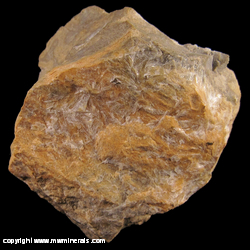 Minerals Specimen: Veatchite from Lang Mine, Tick Canyon, Lang, Los Angeles Co., California Minerals Specimen: Veatchite from Lang Mine, Tick Canyon, Lang, Los Angeles Co., California