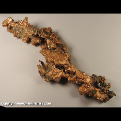 Minerals Specimen: Copper Crystals from Centennial Mine, Centennial, Houghton Co., Michigan Minerals Specimen: Copper Crystals from Centennial Mine, Centennial, Houghton Co., Michigan