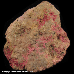 Mineral Specimen: Erythrite variety: Kobaltblute from Anton Mine (St. Anton Mine), Heubach Valley, Wittichen, Schenkenzell, Black Forest, Baden-Wurttemberg, Germany Mineral Specimen: Erythrite variety: Kobaltblute from Anton Mine (St. Anton Mine), Heubach Valley, Wittichen, Schenkenzell, Black Forest, Baden-Wurttemberg, Germany