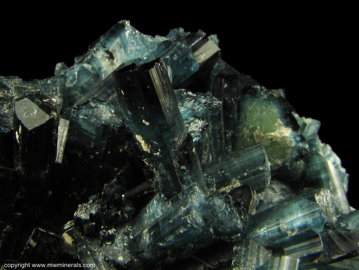 Mineral Specimen: Indicolite Tourmaline (Elbaite) from Karibib, Namibia