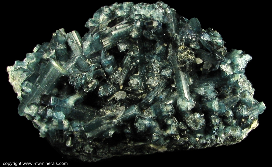 Mineral Specimen: Indicolite Tourmaline (Elbaite) from Karibib, Namibia