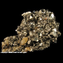 Mineral Specimen: Pyrite, Calcite from Nanisivik Mine, Nanisivik, Baffin Island, Nunavut Territory, Canada Mineral Specimen: Pyrite, Calcite from Nanisivik Mine, Nanisivik, Baffin Island, Nunavut Territory, Canada