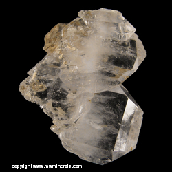 Mineral Specimen: Quartz from Dauphine (Delfianato), France Mineral Specimen: Quartz from Dauphine (Delfianato), France