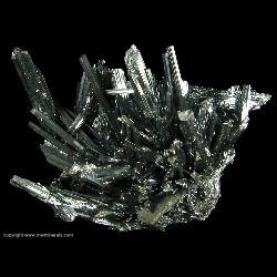 Minerals Specimen: Sitibnite Cluster from Wuling Mine, Qingjiang, Wuning County, Jiujiang Prefecture, Jiangxi Province, China Minerals Specimen: Sitibnite Cluster from Wuling Mine, Qingjiang, Wuning County, Jiujiang Prefecture, Jiangxi Province, China